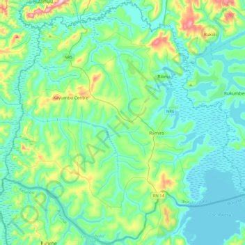 Bugesera District topographic map, elevation, terrain