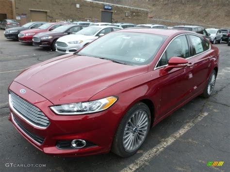 Ruby Red Metallic 2013 Ford Fusion Titanium Awd Exterior Photo 78822651