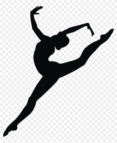 Gymnastics Clip Art Black And White - Black And White Gymnastics - Free ...