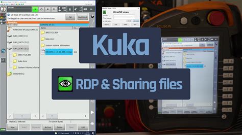 Kuka Krc Remote Desktop Ultravnc And Sharing Files On Network