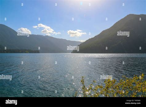 Lake Crescent Olympic National Park Washington Stock Photo Alamy