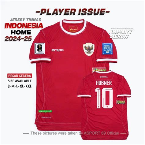 Jual JERSEY INDONESIA ERSPO PLAYER ISSUE JERSEY TIMNAS INDONESIA HOME