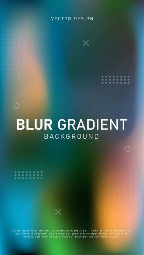 Abstract Gradient Fluid Liquid Cover Template Set Of Modern Poster