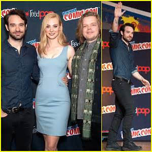 Charlie Cox Deborah Ann Woll Bring Daredevil To Nyc New York