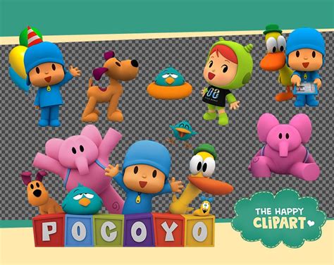 Pocoyo PNG Personajes de Pocoyo Pocoyo Digital Clipart Etsy México