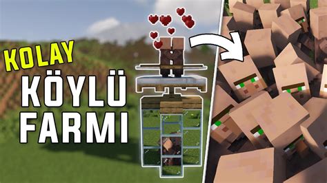 Minecraft Kolay K Yl Farm Yap M S N Rs Z K Yl Youtube