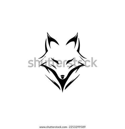 Wolf Face Vector Designlogo Designicon Stock Vector (Royalty Free ...