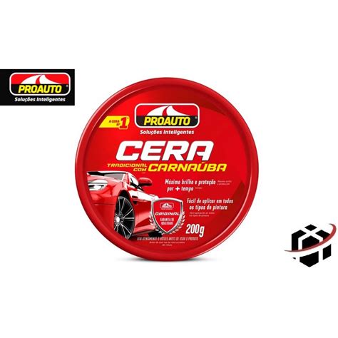 Cera Pasta Proauto Tradicional Carna Ba G Shopee Brasil