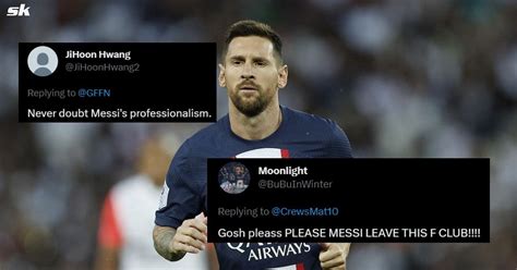 Never Doubt Messi S Professionalism Fans Slam Recent Reports Claiming Lionel Messi Left Psg