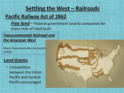 Settling The West Railroads Ppt Download