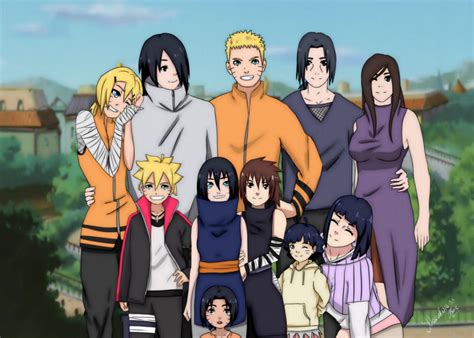 Family photo_Uzumaki and Uchiha by Tomachi-chan on DeviantArt