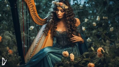 Relaxing Celtic Music Heavenly Harp Instrument Healing Harp YouTube