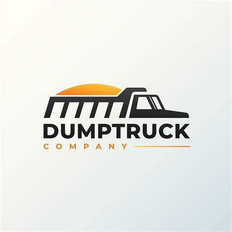 Premium Vector Dump Truck Logo Template Design