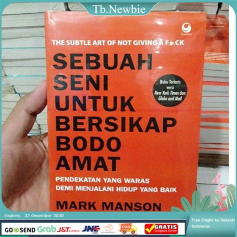 Jual Buku Sebuah Seni Untuk Bersikap Bodo Amat By Mark Manson Shopee