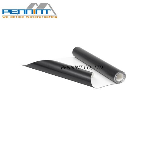 White Black Homogeneous Reinforced Pvc Waterproof Membrane Roofing