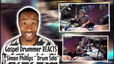 Simon Phillips Drum Solo Live Drummer Reaction YouTube