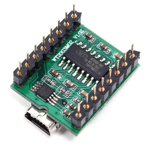 DC 3.3 5V MP3 Decoding Voice Module MP3 decoder Music IC Key Serial ...