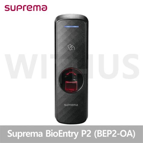 Suprema BioEntry P2 BEP2 OA Compact IP Fingerprint Access Control NFC