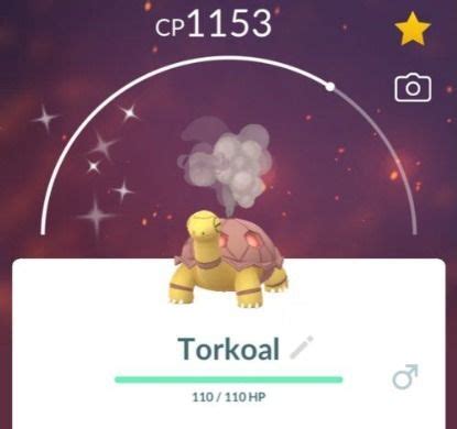 SHINY TORKOAL REGIONAL Pokemon Go, Video Gaming, Video Games, Others on ...