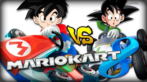 Mario Kart 8 Battle Gohan Vs Goten Youtube