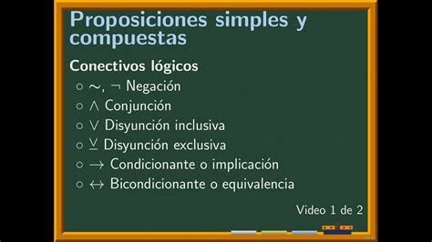 Proposiciones Simples Y Compuestas