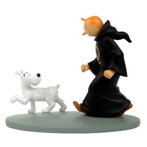 FIGURINE DE COLLECTION Tintin et Milou Les Cigares du pharaon colorisé