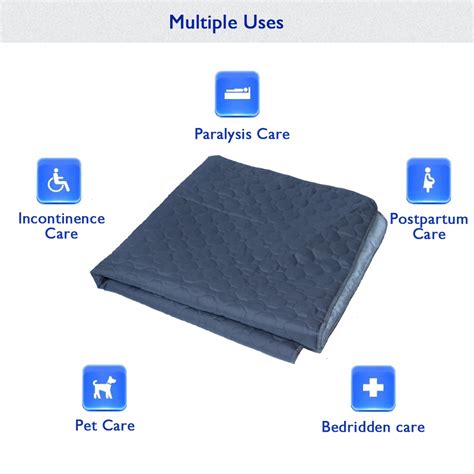 Cotton Reusable Super Absorbent Waterproof Washable Incontinence Bed Pads For Incontinence