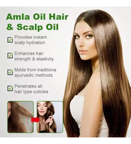 Leo De Cabelo Amla Oil Para Hidratar O Crescimento Do Cabel