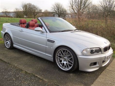 69k Miles 2002 Bmw E46 M3 Convertible Silver With Red Leather Fsh Genuine Csl Alloys