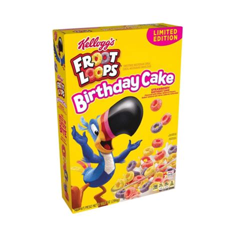 Kelloggs Froot Loops Birthday Cake 286g 10 1oz Aso