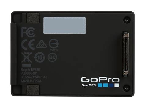 Gopro Abpak Black Battery Bacpac Newegg