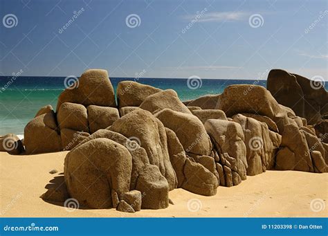 Large Rocks On Beach Stock Photo Image Of Rocks Ocean 11203398