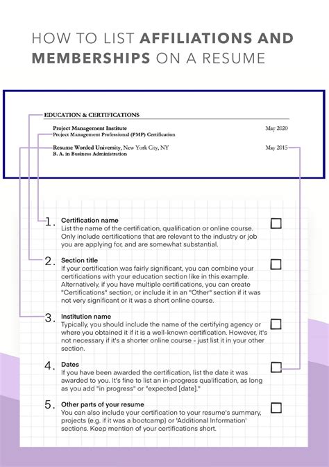 How To Make the Most of Professional Affiliations on Your Resume