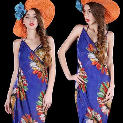 Buy Women Dress Beach Towel Sexy Floral Bikini Cover Swim Suit Bathing Suits Swimwear Cover Up