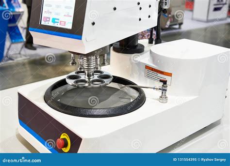 Automatic Polishing Machine Stock Image Image Of Device Factory