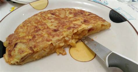 Tortilla De Patatas Con Cebolla Cruda Receta De Mimnermo Cookpad