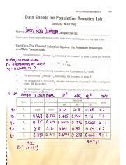 Lab Population Genetics Pdf Lab Population Genetics Data