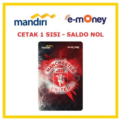 Jual Kartu MANDIRI E MONEY Manchester United 98 Klub Bola Etoll Custom