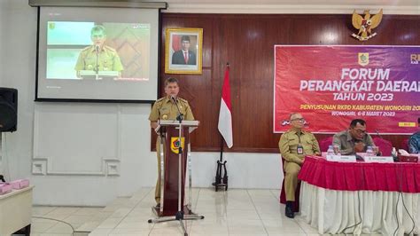 Gelar Forum Perangkat Daerah Pemkab Wonogiri Bahas 1 116 Usulan