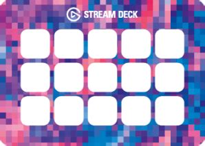 Stream Deck Pink Pixels Faceplate