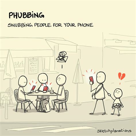 Phubbing: What It Means and Why It Matters - Sketchplanations