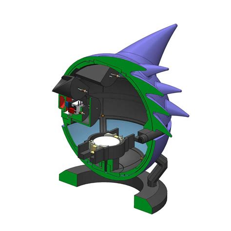 Archivo D Gengar Pokeball Modelo D Imprimible Archivos Stl Uso