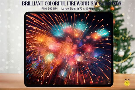 brilliant colorful firework background graphic  lazy sun creative