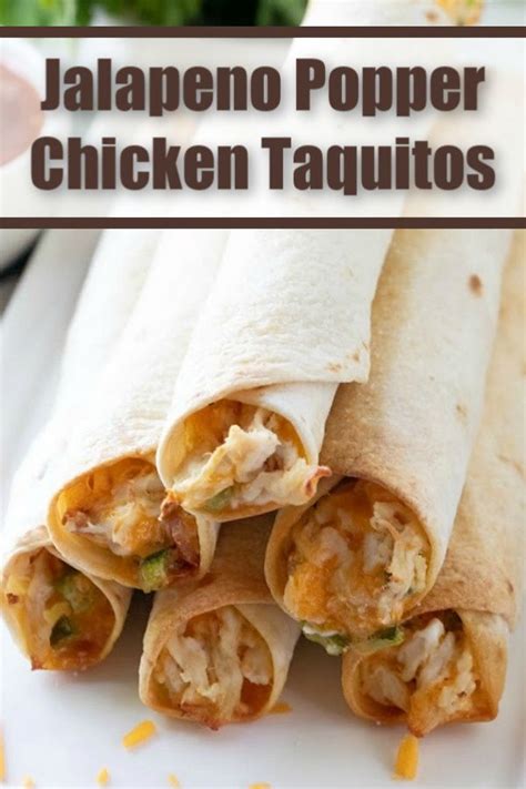 Jalapeno Popper Chicken Taquitos Jalapeno Popper Chicken Mexican