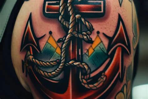 Traditional Anchor Tattoo A Classic Maritime Symbol Your Own Tattoo