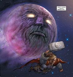 Ego the Living Planet and Thor Odinson Comic Book Characters ...