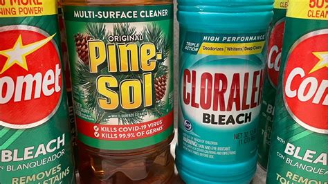 Pine Sol Bleach Comet ASMR LIVE YouTube