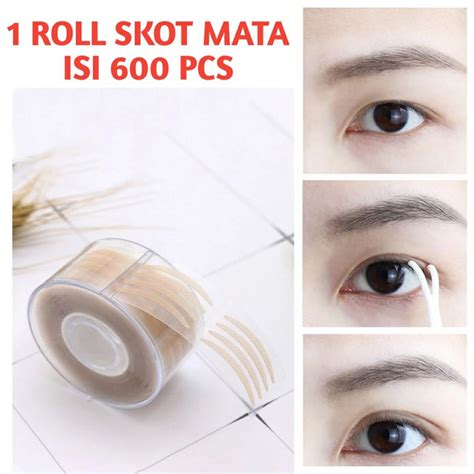 Jual RD Skot Mata Eyelide Double Eyelid Veil Tape Stiker 600 PCS