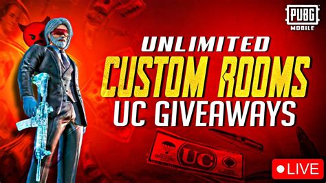 Pubg Mobile Live Advance Custom Rooms Uc Giveaway Rp Challenge