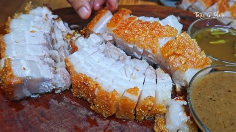 Tasty Crispy Pork Belly The Secret Of Cooking Super Crispy And Juicy